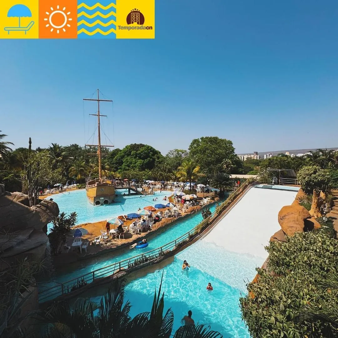 Piazza Com Acesso Ao Acqua Park - Temporada Cn Aparthotel Caldas Novas 0*,  Brasil