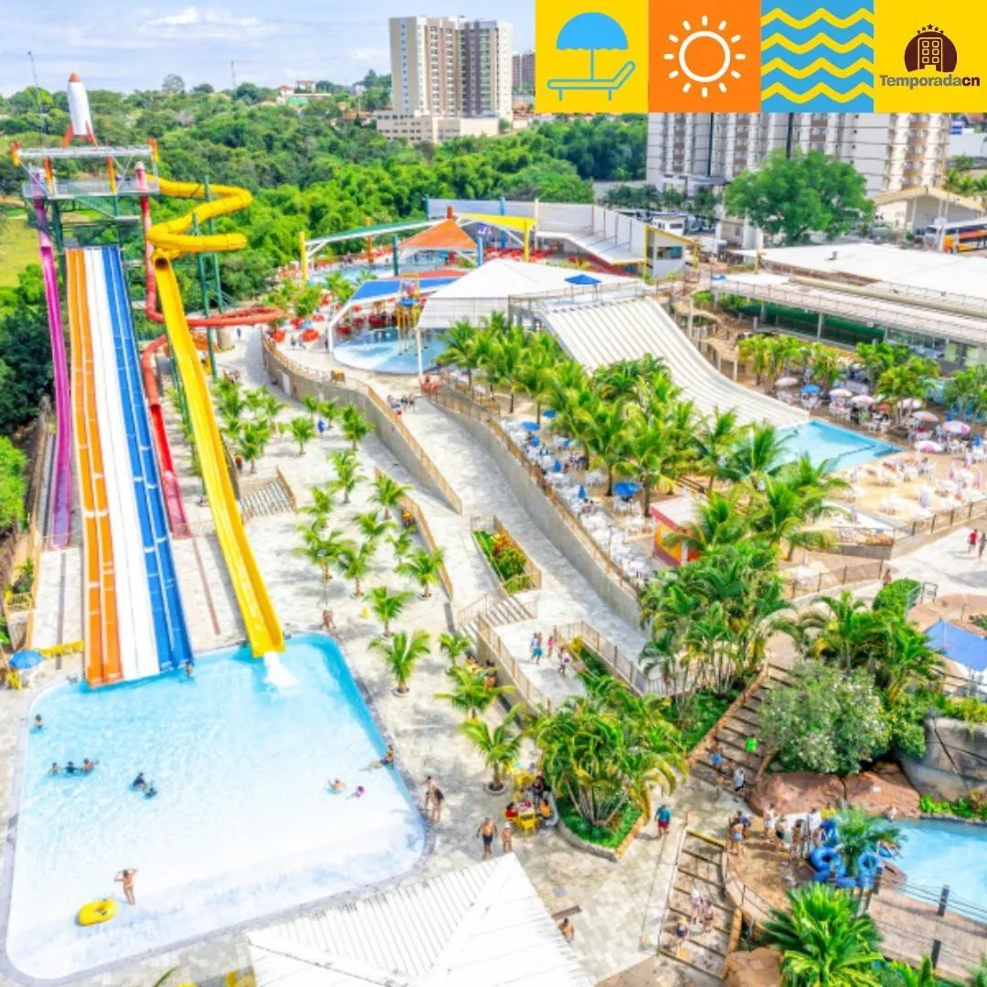 Piazza Com Acesso Ao Acqua Park - Temporada Cn Aparthotel Caldas Novas