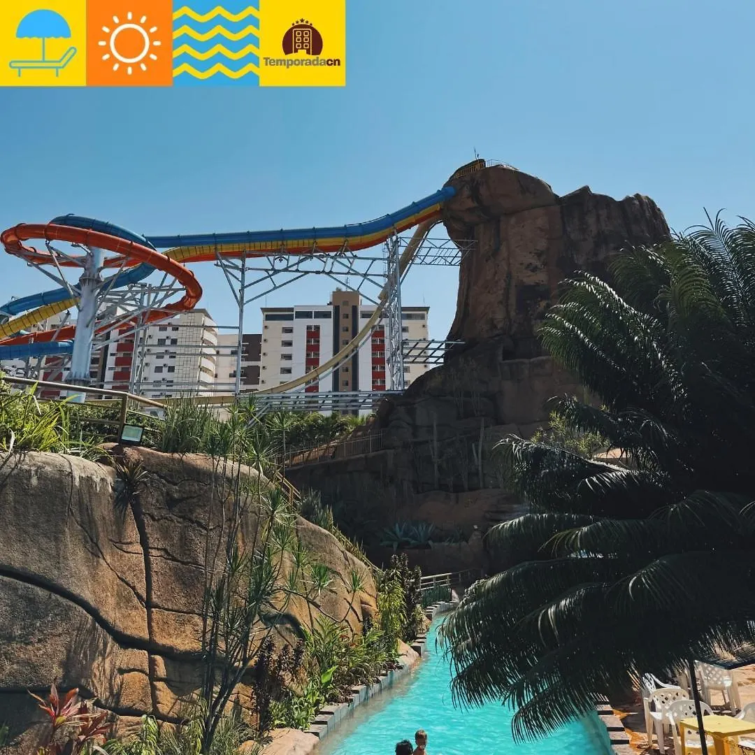 Piazza Com Acesso Ao Acqua Park - Temporada Cn Aparthotel Caldas Novas