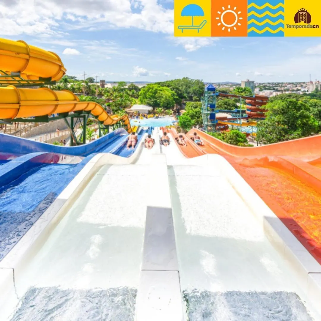 Piazza Com Acesso Ao Acqua Park - Temporada Cn Aparthotel Caldas Novas