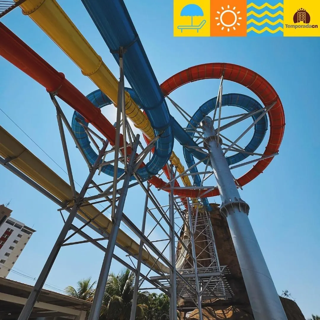 Piazza Com Acesso Ao Acqua Park - Temporada Cn Aparthotel Caldas Novas